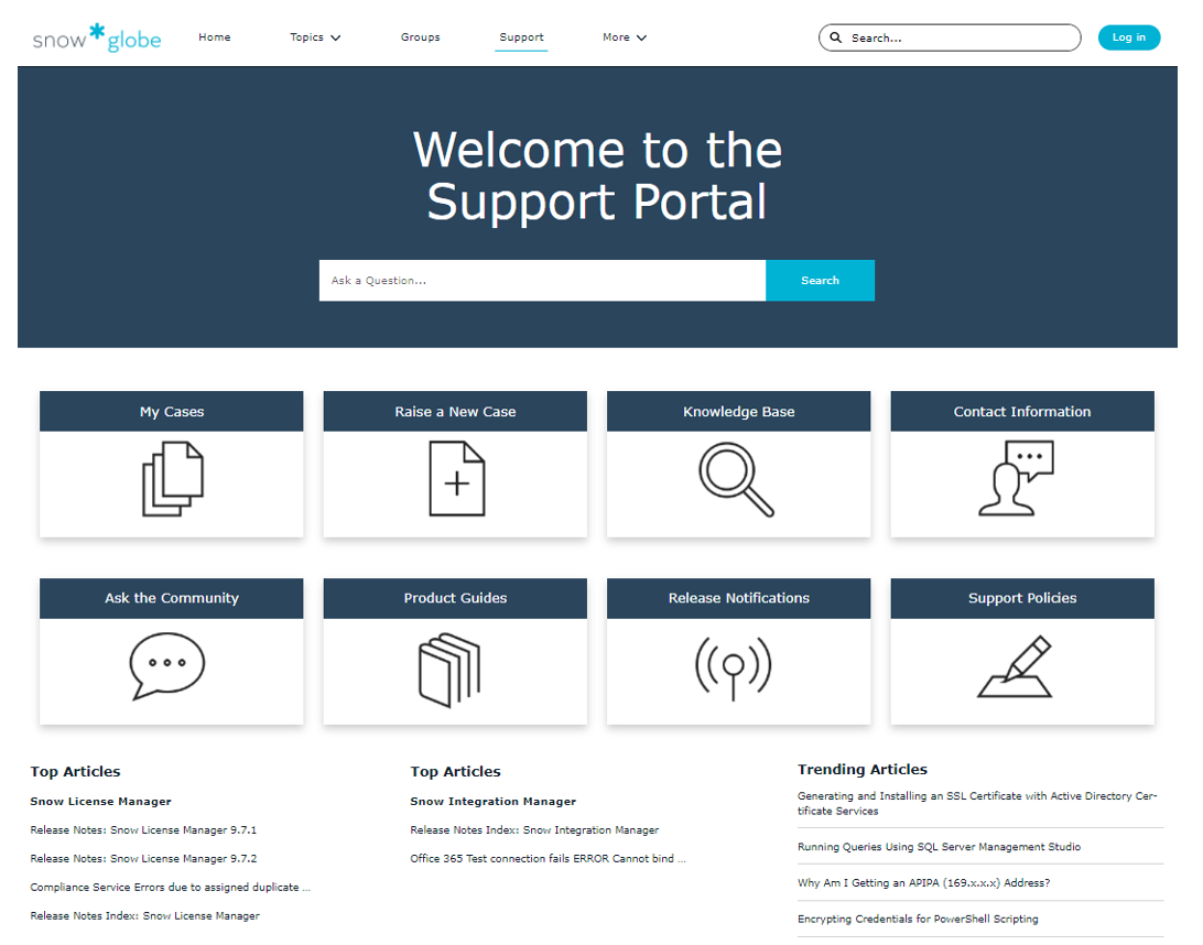 Support Portal